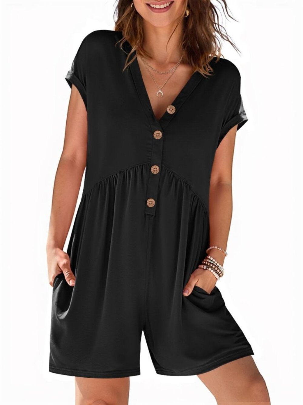 Rompers for Women Casual Summer Short Jumpsuits Overalls